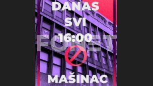 Blokada Mašinskog u 16 sati